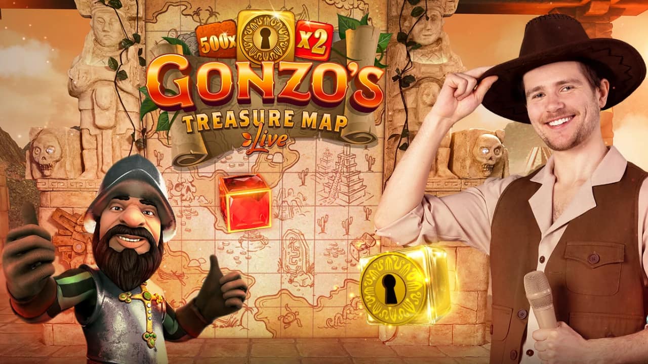 Gonzo's Treasure Map live