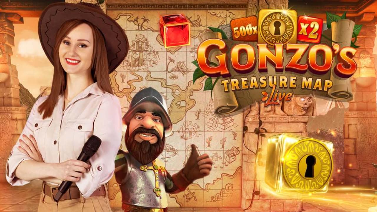 Gonzo's Treasure Map Live tricks